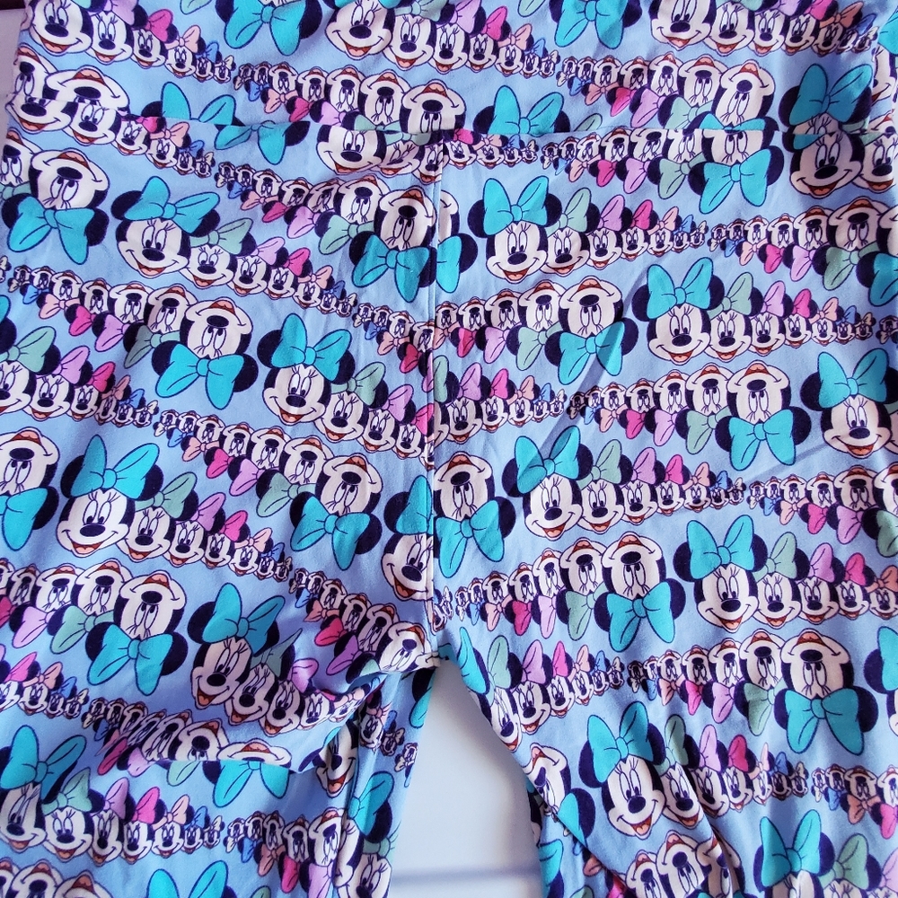 TC Lularoe Mini Mouse Leggings guc